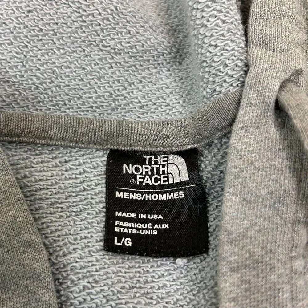 The North Face gray full zip men’s size large hoodie size large